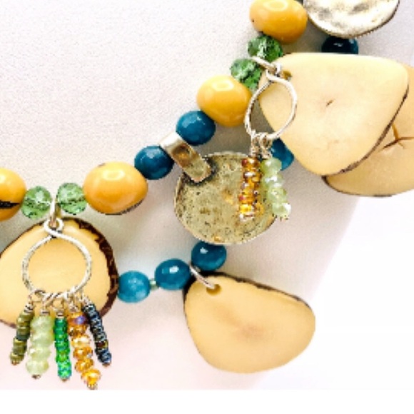 ‼️FINAL PRICE‼️ Silpada Polished Palms SS Tagua Nut Necklace (N3307) - Picture 4 of 12